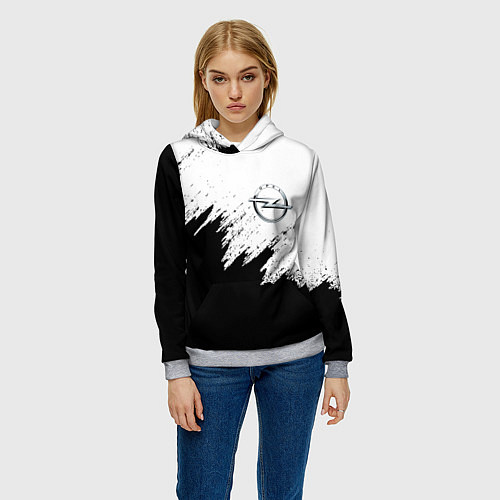 Женская толстовка Opel / 3D-Меланж – фото 3