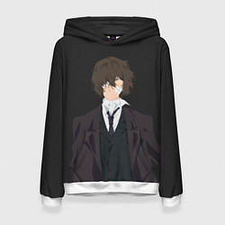 Толстовка-худи женская Osamu Dazai, цвет: 3D-белый