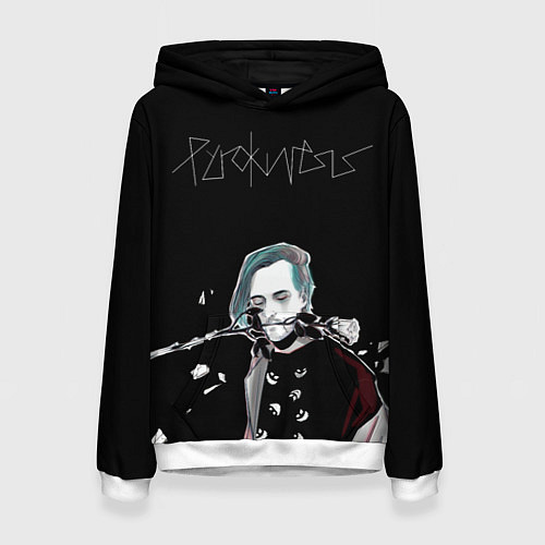 Женская толстовка PYROKINESIS / 3D-Белый – фото 1