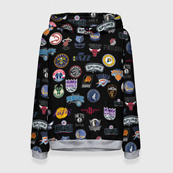 Женская толстовка NBA Pattern