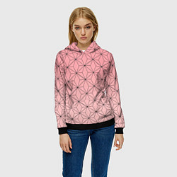 Толстовка-худи женская NEZUKO KAMADO, цвет: 3D-черный — фото 2