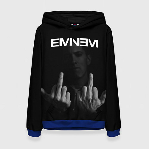 Женская толстовка EMINEM / 3D-Синий – фото 1