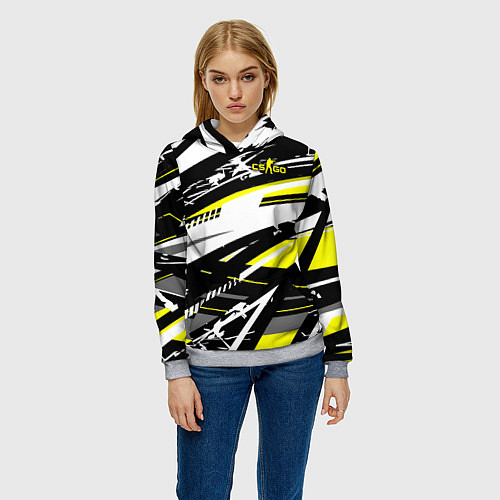 Женская толстовка Counter-Strike / 3D-Меланж – фото 3