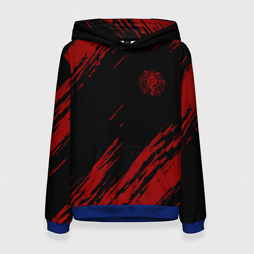 Женская толстовка Стальной алхимик / 3D-Синий – фото 1