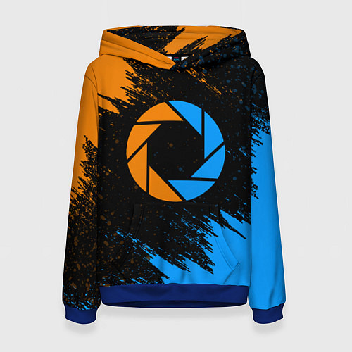 Женская толстовка PORTAL / 3D-Синий – фото 1