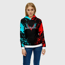 Толстовка-худи женская DEVIL MAY CRY, цвет: 3D-белый — фото 2