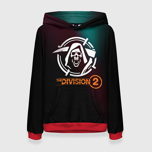 Женская толстовка The Division 2 Logo / 3D-Красный – фото 1