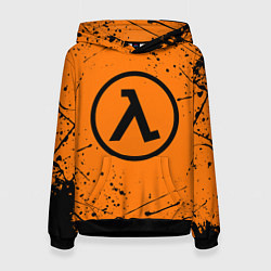 Толстовка-худи женская HALF-LIFE, цвет: 3D-черный