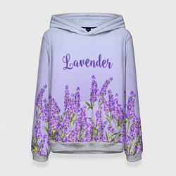 Толстовка-худи женская Lavander, цвет: 3D-меланж