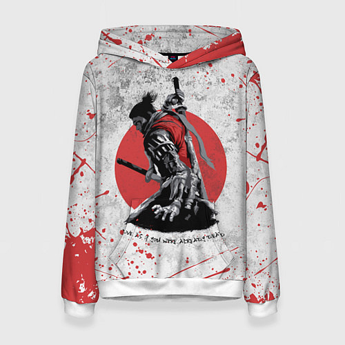 Женская толстовка SEKIRO SHADOW DIE TWICE / 3D-Белый – фото 1