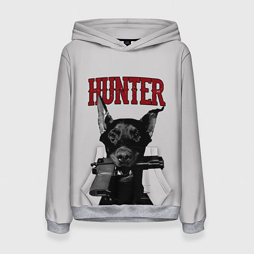 Женская толстовка HUNTER / 3D-Меланж – фото 1