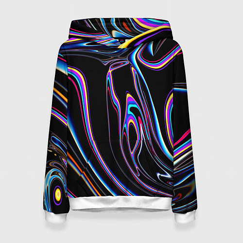 Женская толстовка Отражение / 3D-Белый – фото 1