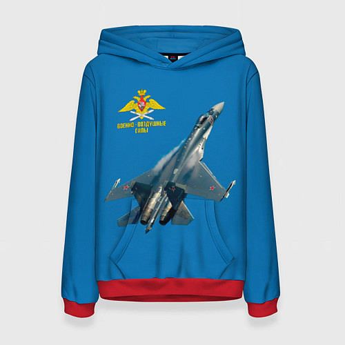 Женская толстовка ВВС / 3D-Красный – фото 1