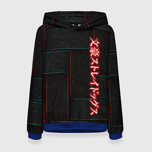 Женская толстовка Bungou Stray Dogs / 3D-Синий – фото 1