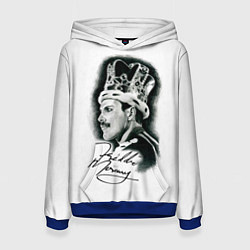 Толстовка-худи женская Queen, цвет: 3D-синий