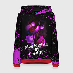 Толстовка-худи женская FIVE NIGHTS AT FREDDYS, цвет: 3D-красный