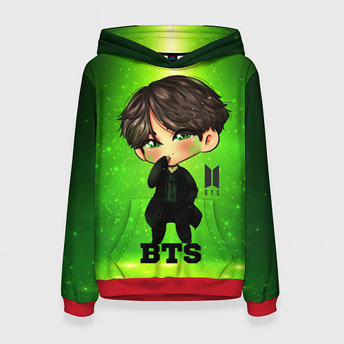 Женская толстовка BTS / 3D-Красный – фото 1