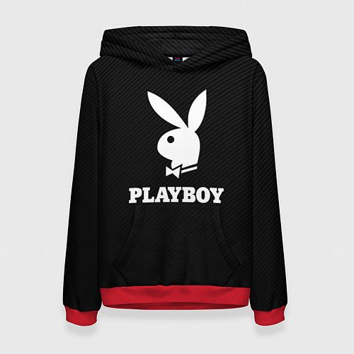 Женская толстовка PLAYBOY / 3D-Красный – фото 1