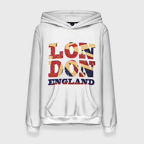 Женская толстовка London / 3D-Белый – фото 1