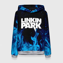 Толстовка-худи женская LINKIN PARK, цвет: 3D-меланж