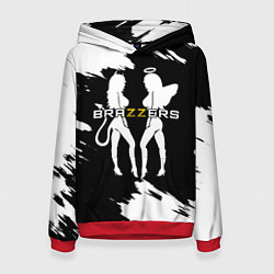Толстовка-худи женская Brazzers, цвет: 3D-красный