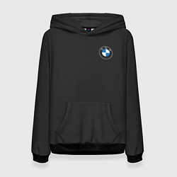 Толстовка-худи женская BMW 2020 Carbon Fiber, цвет: 3D-черный