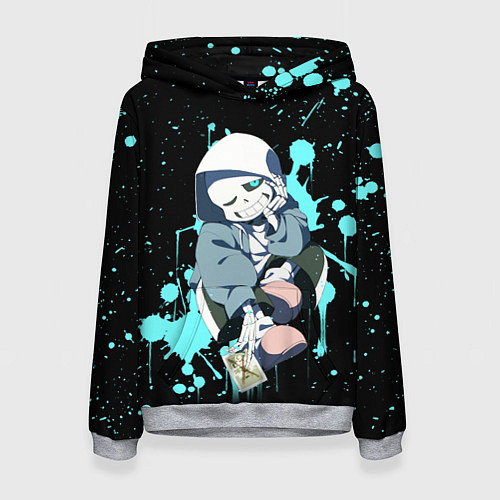 Женская толстовка UNDERTALE / 3D-Меланж – фото 1