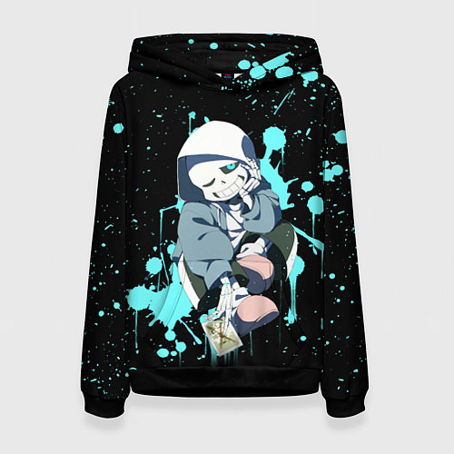 Женская толстовка UNDERTALE / 3D-Черный – фото 1