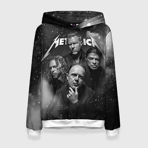 Женская толстовка Metallica / 3D-Белый – фото 1