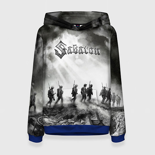 Женская толстовка Sabaton / 3D-Синий – фото 1