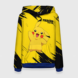 Толстовка-худи женская PIKACHU: PIKA PIKA, цвет: 3D-синий