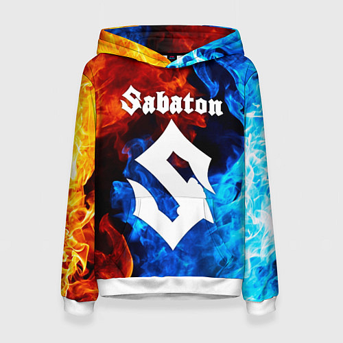 Женская толстовка SABATON / 3D-Белый – фото 1