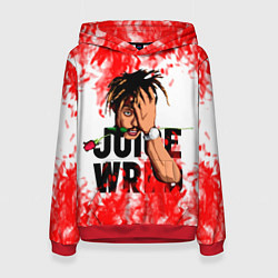 Толстовка-худи женская Juice WRLD, цвет: 3D-красный