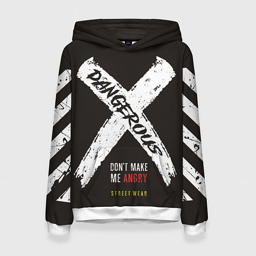 Женская толстовка Off-White: Dangerous / 3D-Белый – фото 1