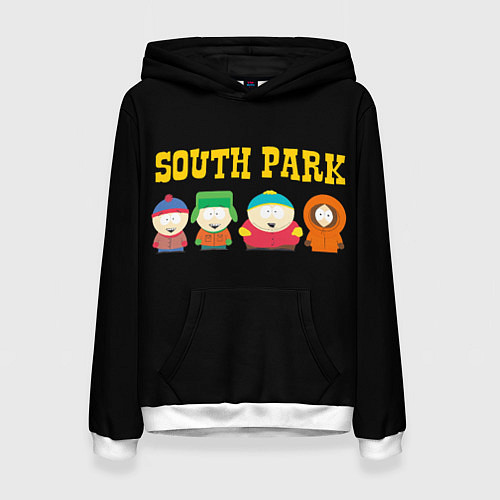 Женская толстовка South Park / 3D-Белый – фото 1