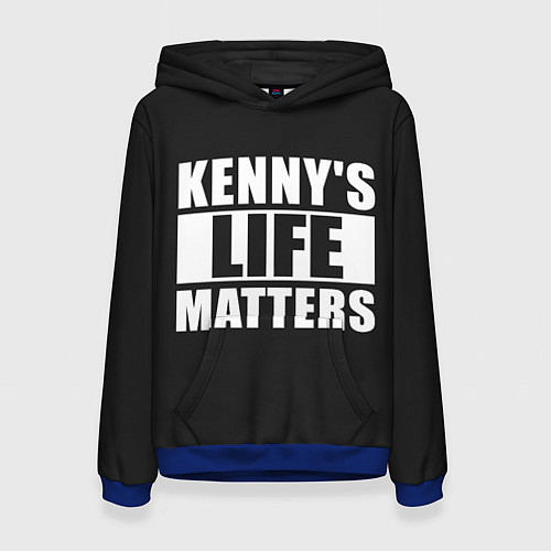 Женская толстовка KENNYS LIFE MATTERS / 3D-Синий – фото 1