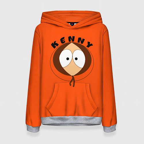 Женская толстовка KENNY / 3D-Меланж – фото 1