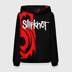 Толстовка-худи женская Slipknot 7, цвет: 3D-черный