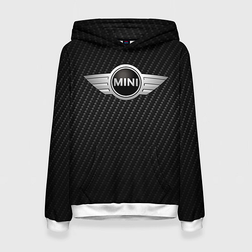 Женская толстовка MINI COOPER CARBON / 3D-Белый – фото 1