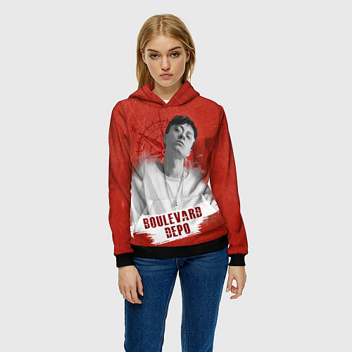 Женская толстовка Boulevard depo / 3D-Черный – фото 3