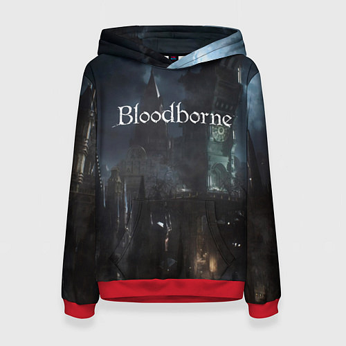 Женская толстовка Bloodborne / 3D-Красный – фото 1