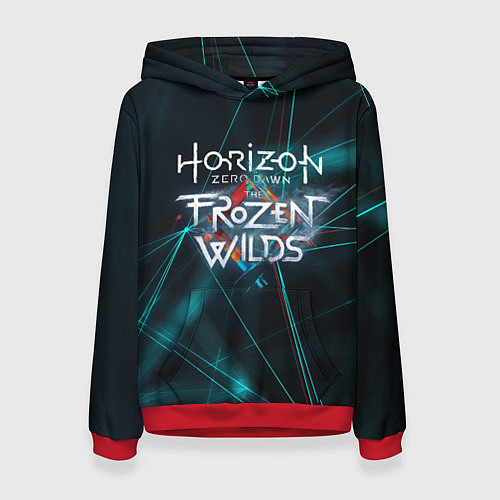 Женская толстовка Horizon Zero Dawn / 3D-Красный – фото 1