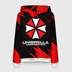 Толстовка-худи женская Umbrella Corporation, цвет: 3D-белый