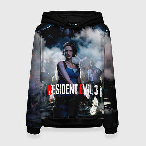 Женская толстовка RESIDENT EVIL 3 / 3D-Черный – фото 1