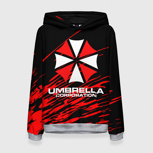 Женская толстовка Umbrella Corporation / 3D-Меланж – фото 1