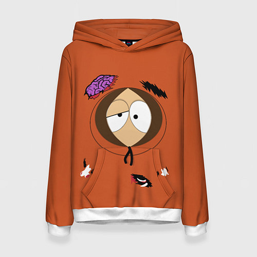 Женская толстовка South Park Dead Kenny / 3D-Белый – фото 1