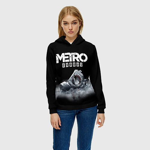 Женская толстовка METRO EXODUS / 3D-Черный – фото 3