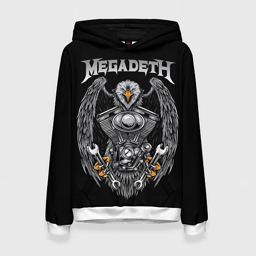 Женская толстовка Megadeth / 3D-Белый – фото 1