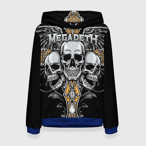 Женская толстовка Megadeth / 3D-Синий – фото 1