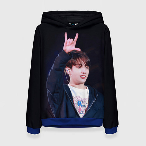 Женская толстовка BTS / 3D-Синий – фото 1